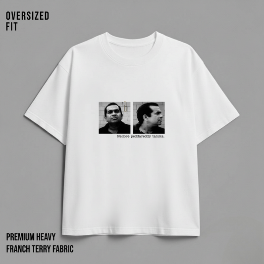 GURUJI OVERSIZEED TEE-WHITE