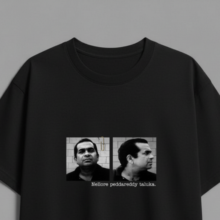 GURUJI OVERSIZEED TEE-BLACK