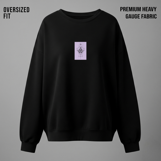 PEACE SWEATSHIRT-BLACK