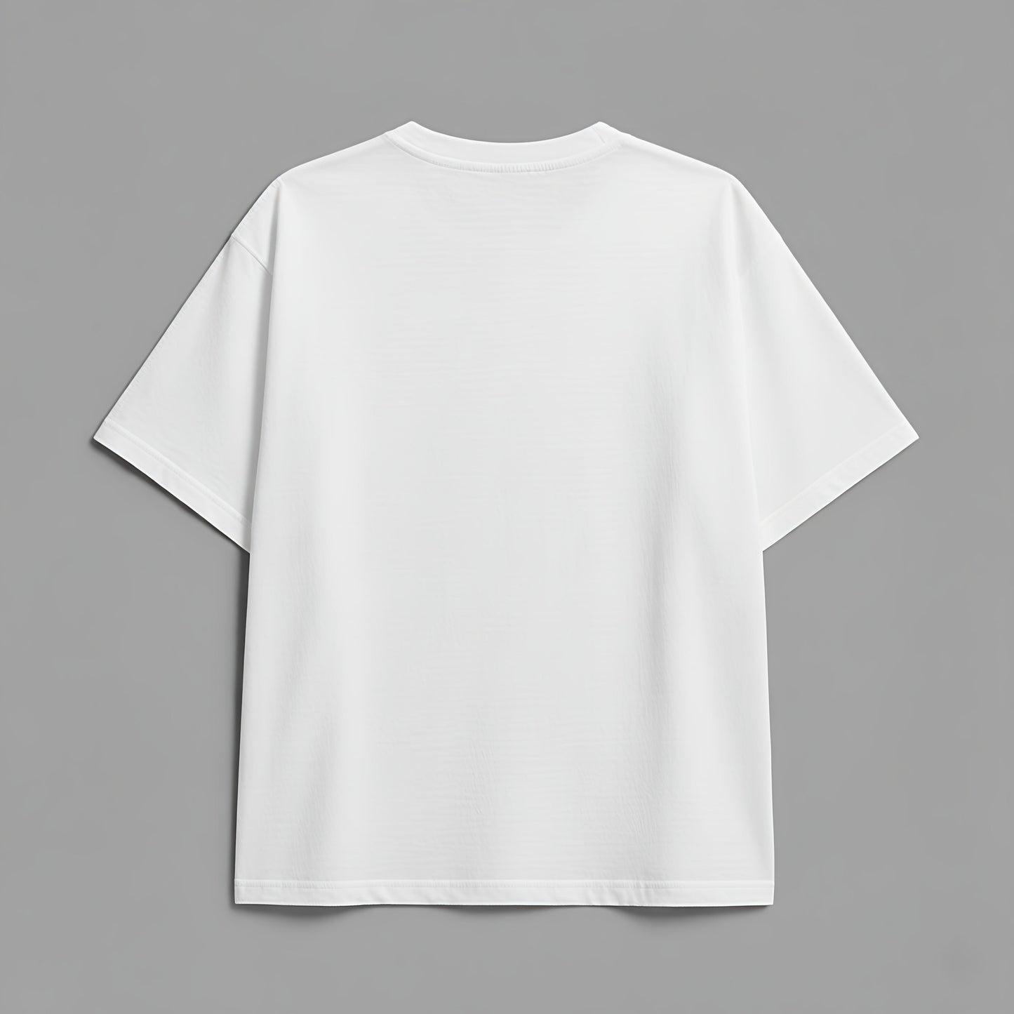 MEOW OVERSIZED TEE-WHITE