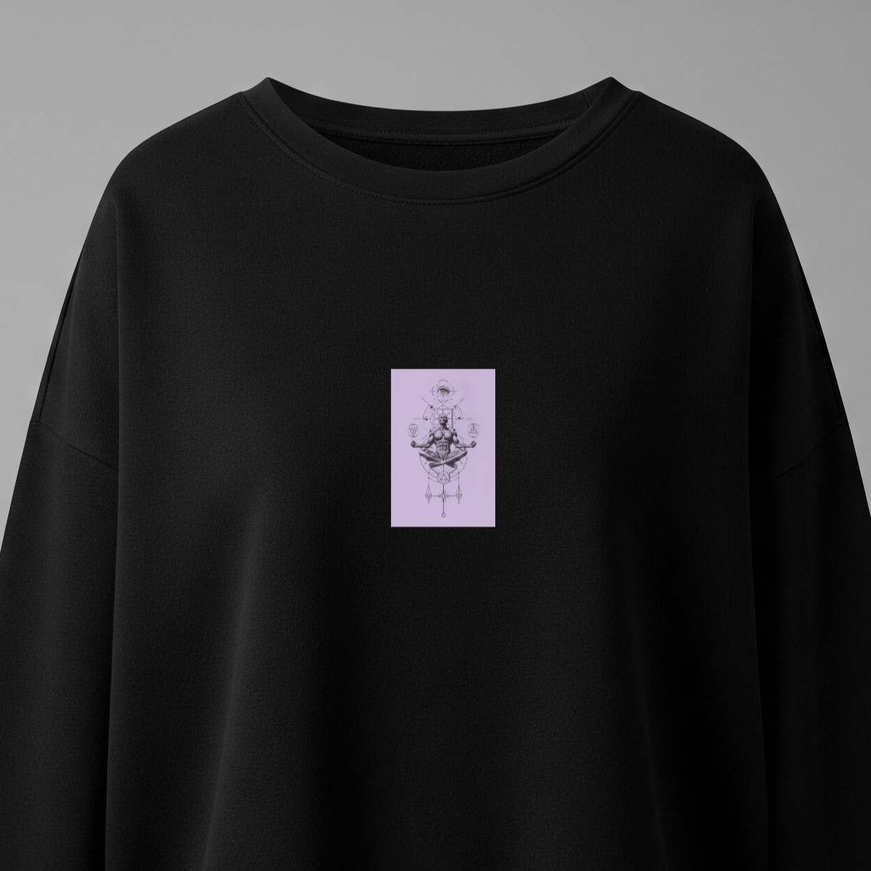 PEACE SWEATSHIRT-BLACK