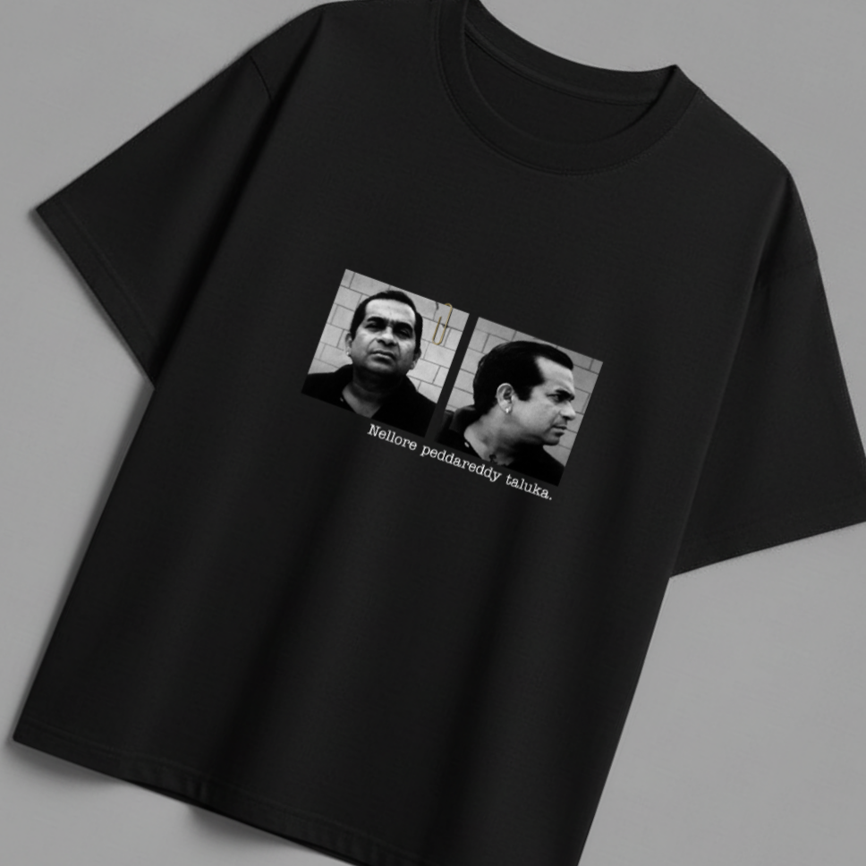 GURUJI OVERSIZEED TEE-BLACK