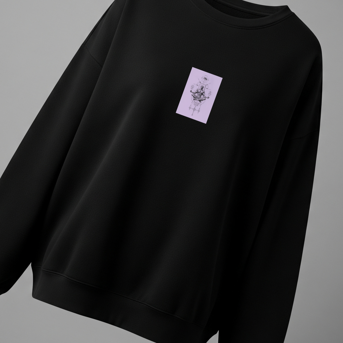 PEACE SWEATSHIRT-BLACK